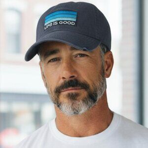 Life is Good Three Stripes Chill Cap/Hat